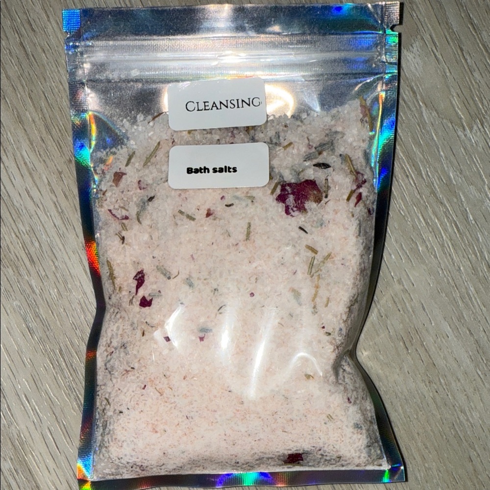 Cleansing Bath Salts - Pink
